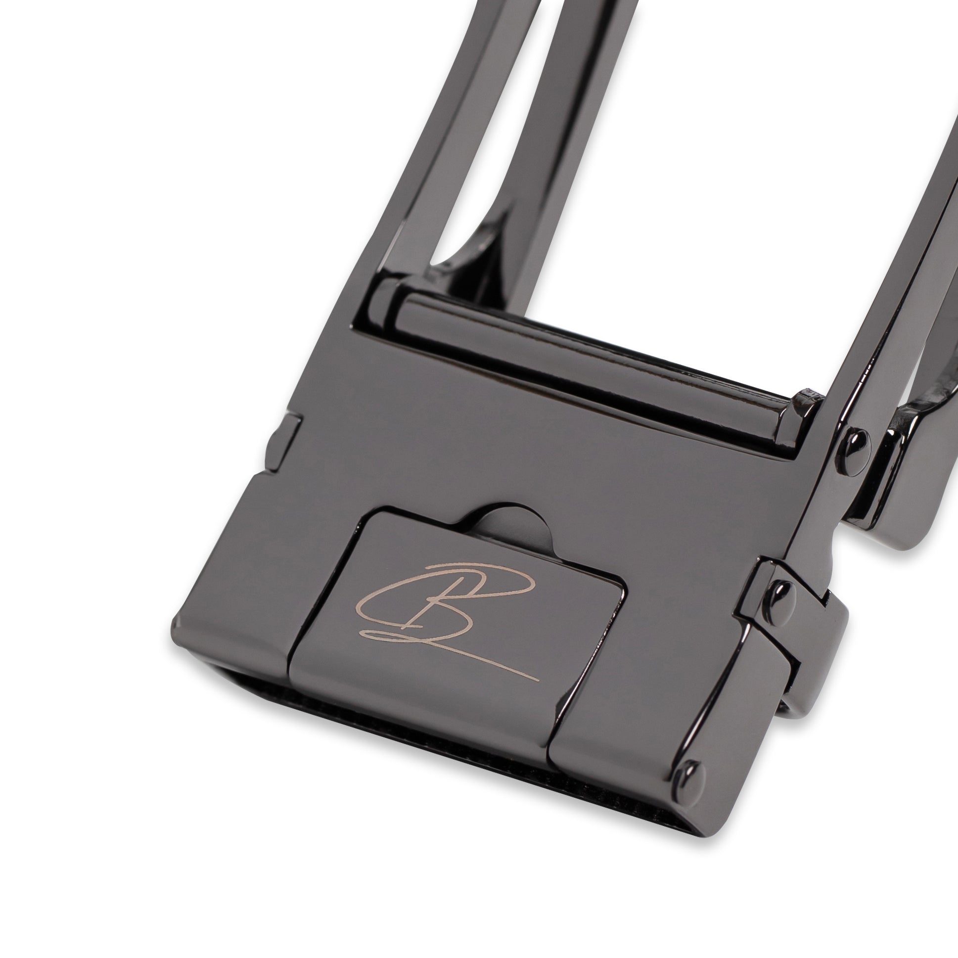 Gunmetal Click Buckle for no-hole belts